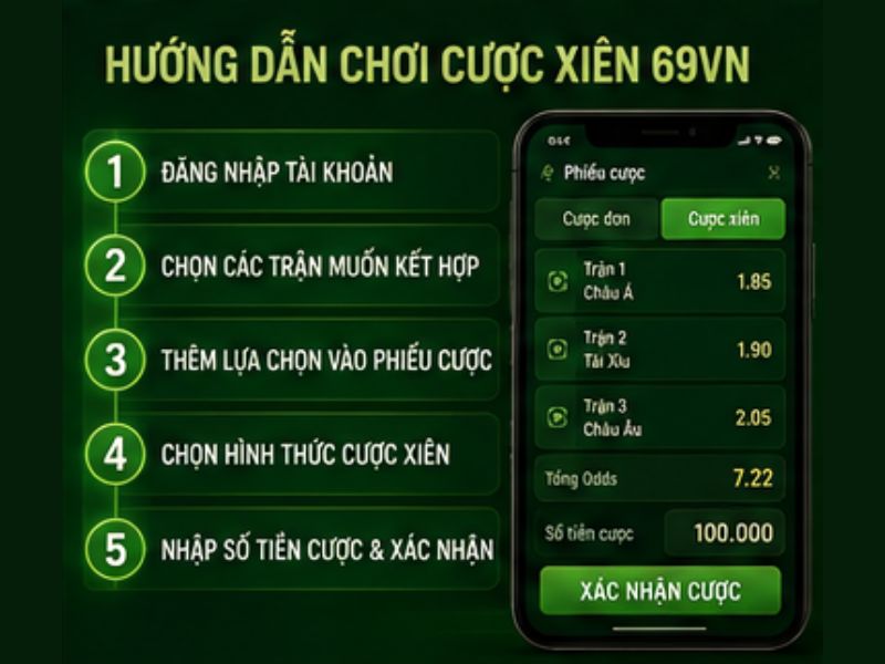 Hướng Dẫn Chơi Cược Xiên 69VN