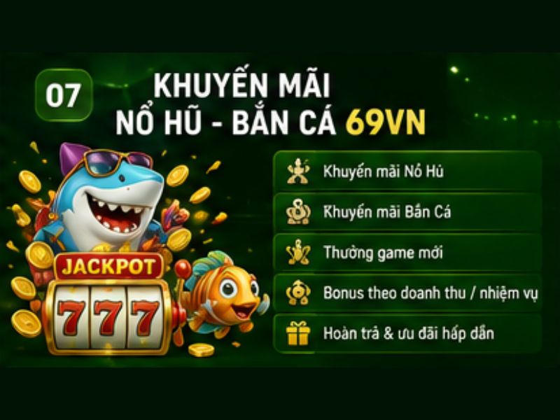 Khuyến Mãi Nổ Hũ - Bắn Cá 69VN