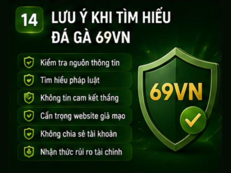 Những Lưu Ý Khi Tìm Hiểu Đá Gà 69VN