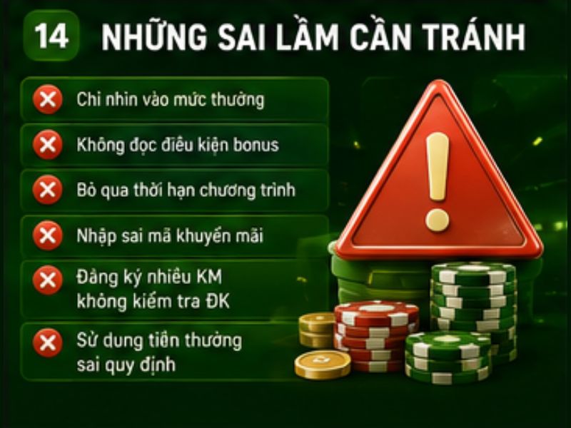 Những Sai Lầm Khi Tham Gia Khuyến Mãi 69VN